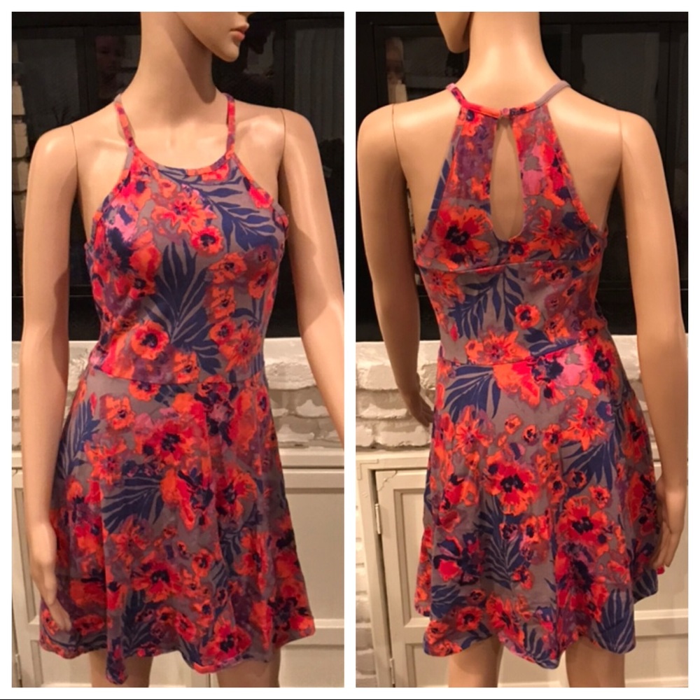 Mossimo Floral Sleeveless Dress (Small)